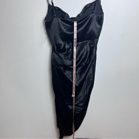 NEW House of CB Reva Satin Gathered Corset Dress - Picture 8 of 13